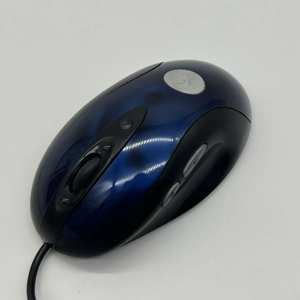 Logitech MX510 Optical Wired Scrolling USB Performance Gaming Mouse - Blue